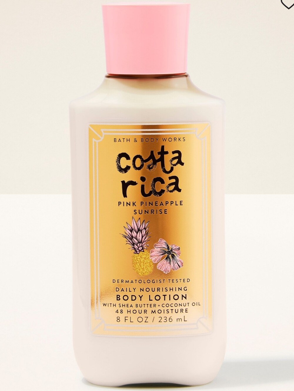 Bath & Body Works Costa Rica Pink Pineapple Sunrise Body Lotion 8oz NEW RARE
